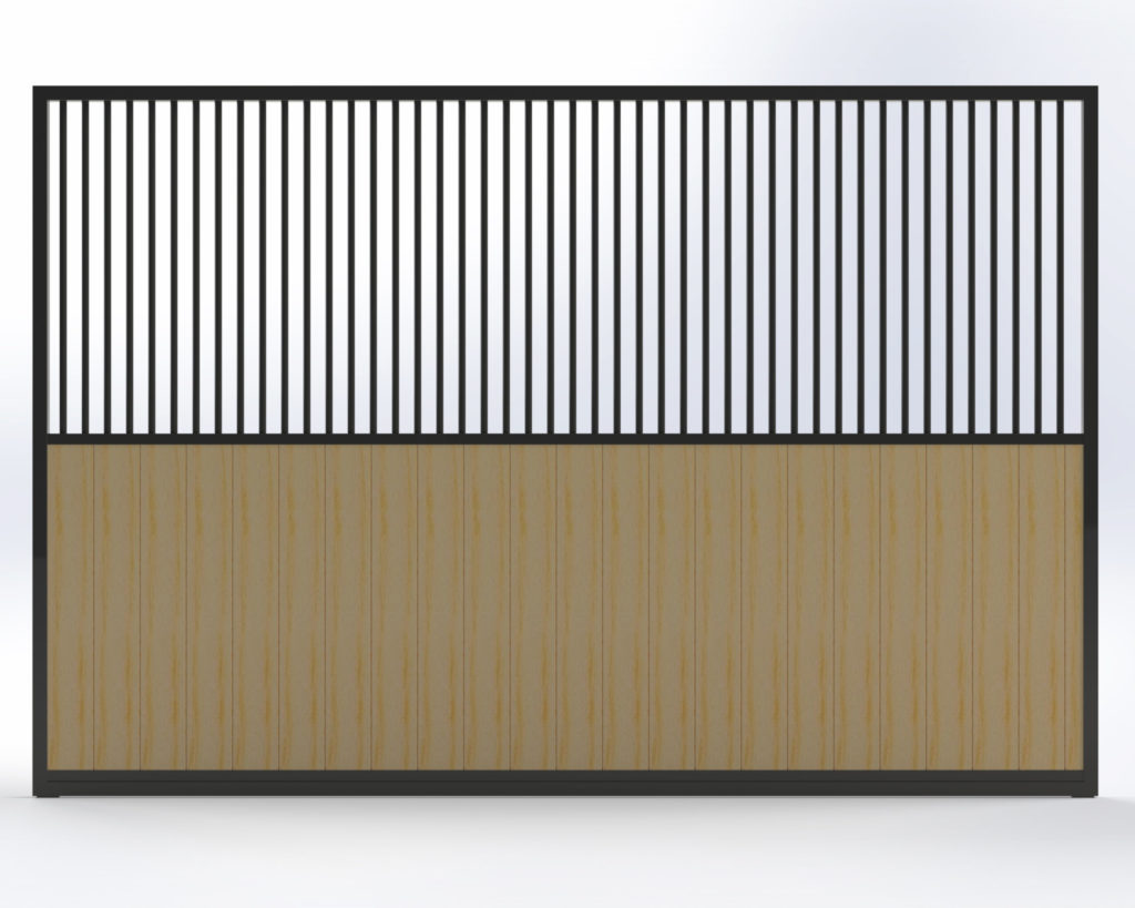 Partition-Grill-Top-Vert-Wood-Bottom