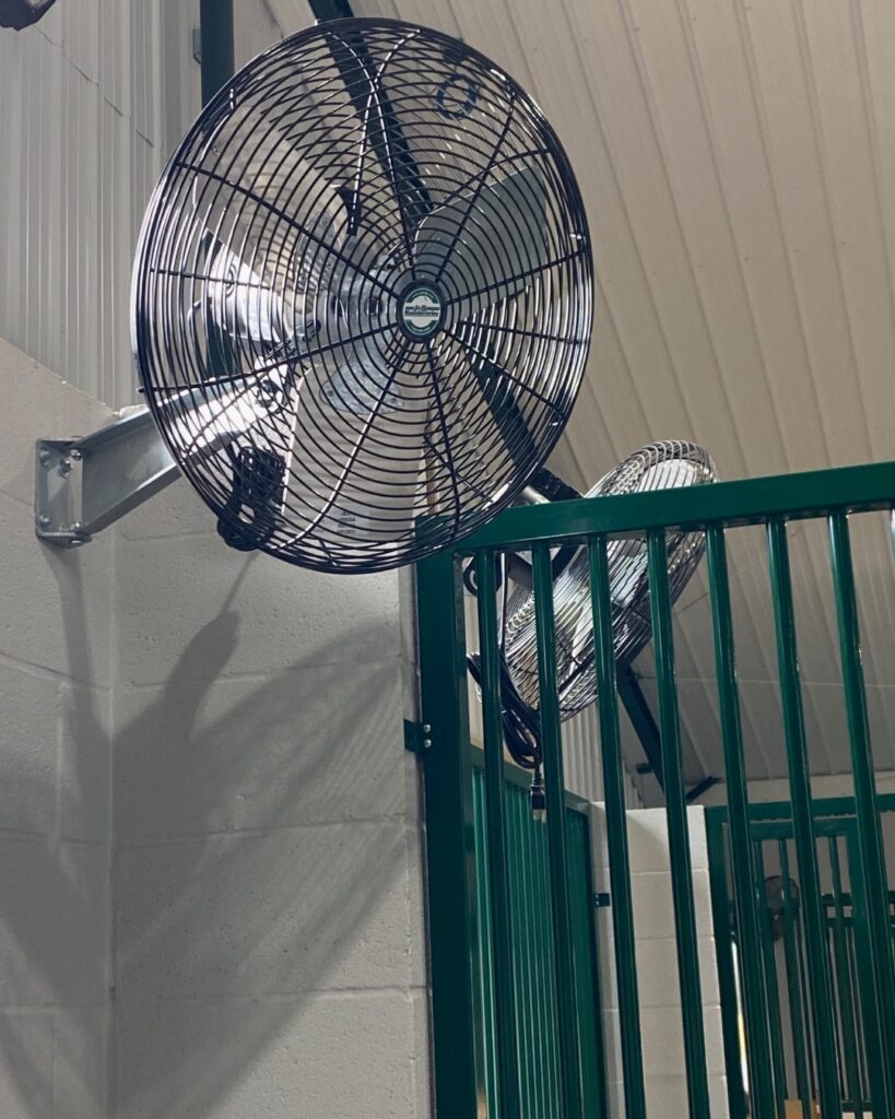 horse stall fans