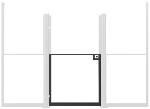 Hinged door door bottom styles