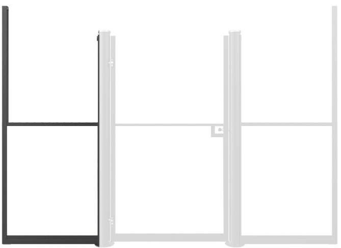 Hinged door feed door styles