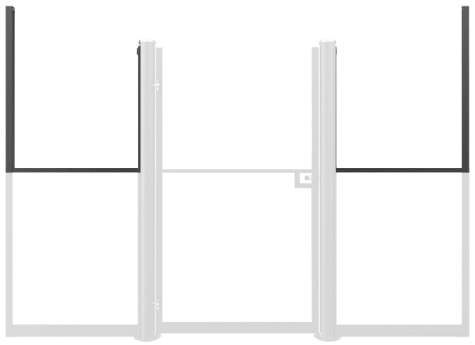 Hinged door front top styles